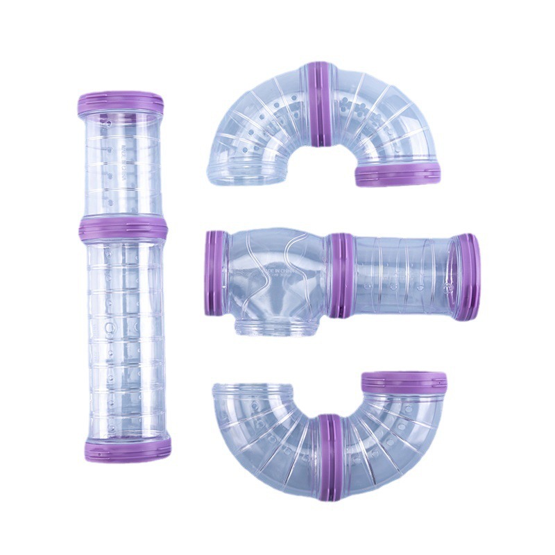 Fabricante mayorista jaula de hámster Boer transformación tubería externa DIY conjunto de tubería movimiento túnel Boer mayorista