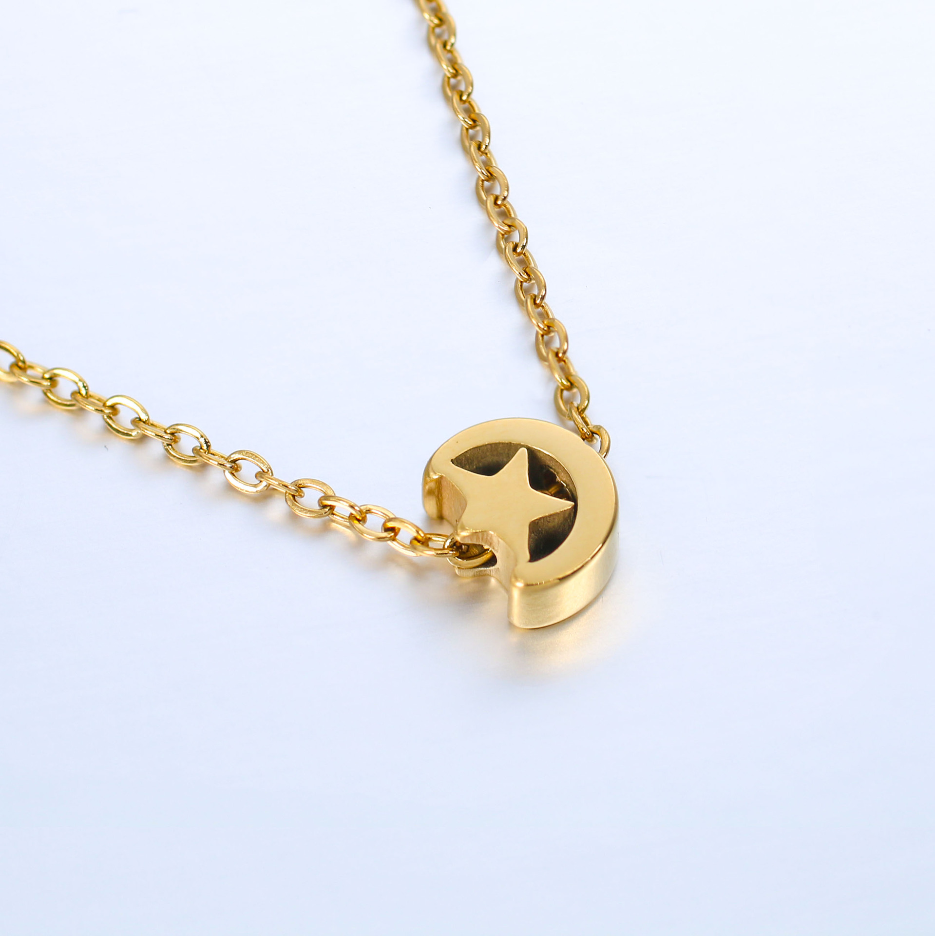 5g Weight Beads Jewelry Making Type 7 * 8mm Jewelry Making Size DIY Jewelry Accessories Classification 5 PCS/Package Quantity 304 Stainless Steel Material Star, Moon Pattern Polished Finish Plating Design Simple Style Style 5 PCS/Package 7 * 8mm 304 Stainless Steel Star Moon Polished DIY Jewelry Accessories Beads 10