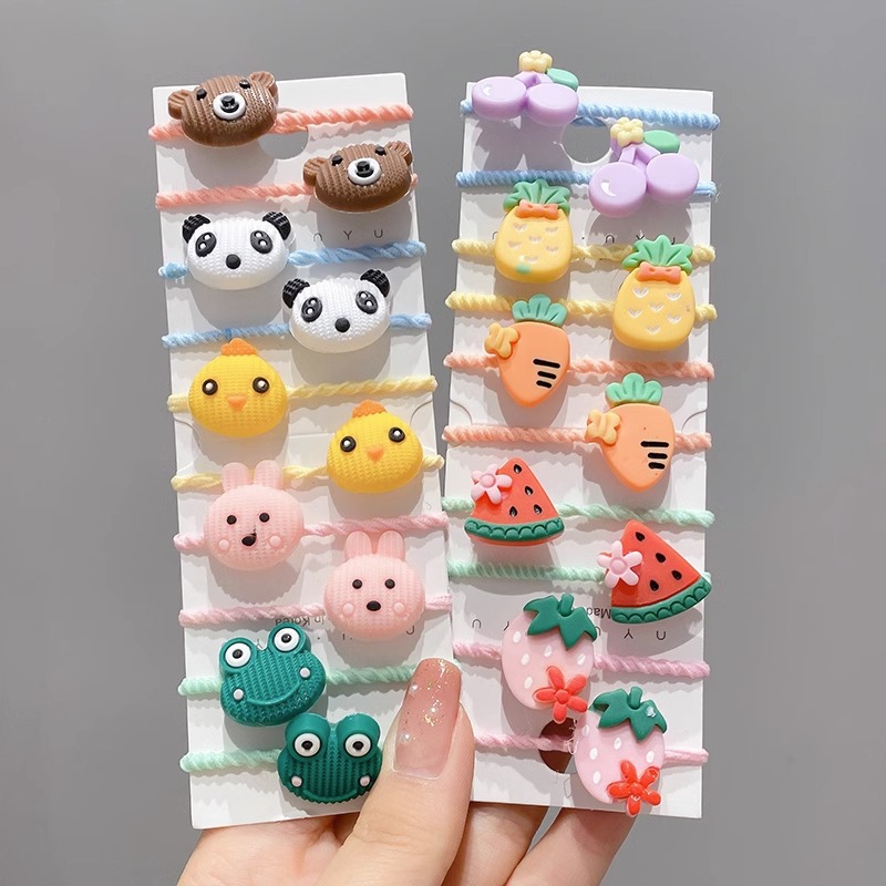 La cuerda del pelo del bebé de las muchachas de la banda de goma de los niños no lastima el pelo Los accesorios del pelo del pulgar del tamaño pequeño atan la banda de goma del pelo