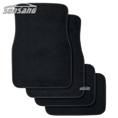 Car Floor Mats, Complete Set of Universal Car Carpets, Foreign Trade Anti-Slip Velvet, All-Season Velvet Car Floor Mats (Universal Foot Pad) - universal-velvet-pvc-nail-bottom-one-set