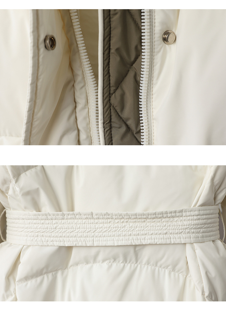 Women's Clothing Down jacket for women winter 2024 new high end Pinghu white duck down long white duck down warm women's clothing wholesale_voghion.com