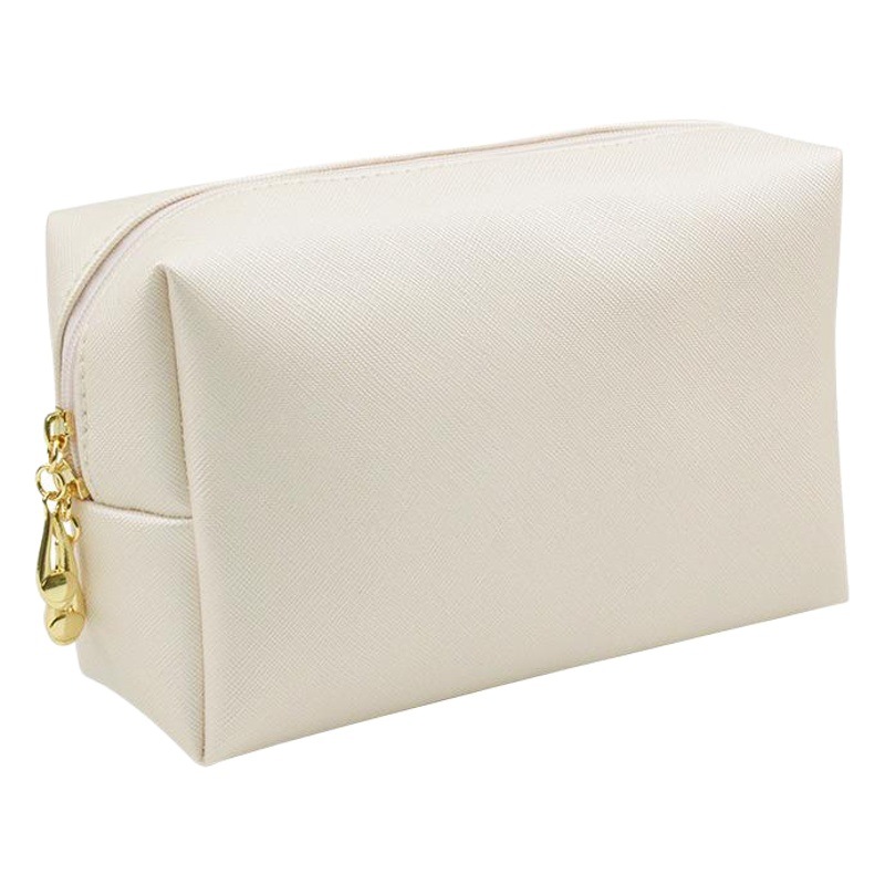 Neceser de cosméticos PU para mujer – Portátil, impermeable, diseño cuadrado, lindo y funcional (comercio exterior al por mayor)
