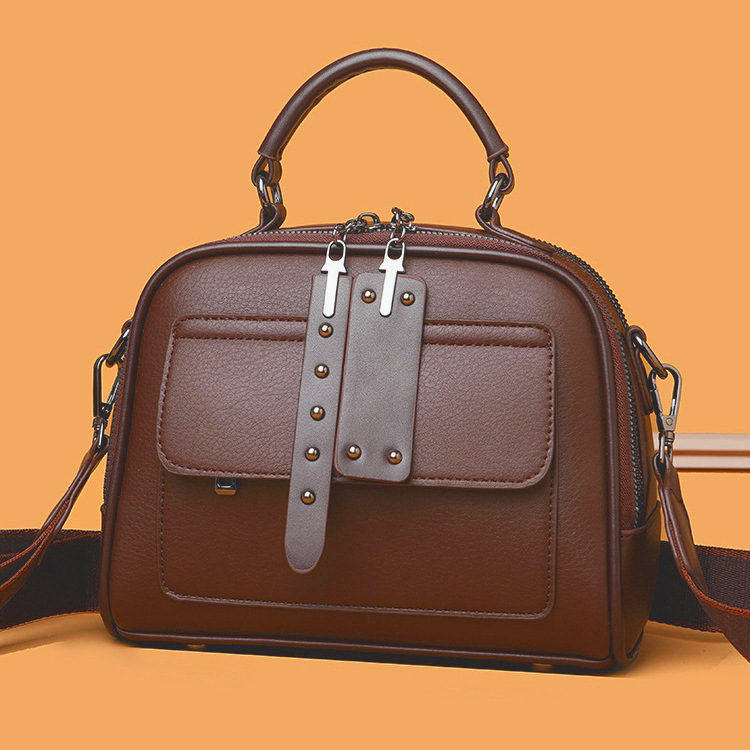 Cross-border Explosive Bag Fashion All-match High-end Women's Bag Multi-layer Practical Niche Design Women's Portable Crossbody