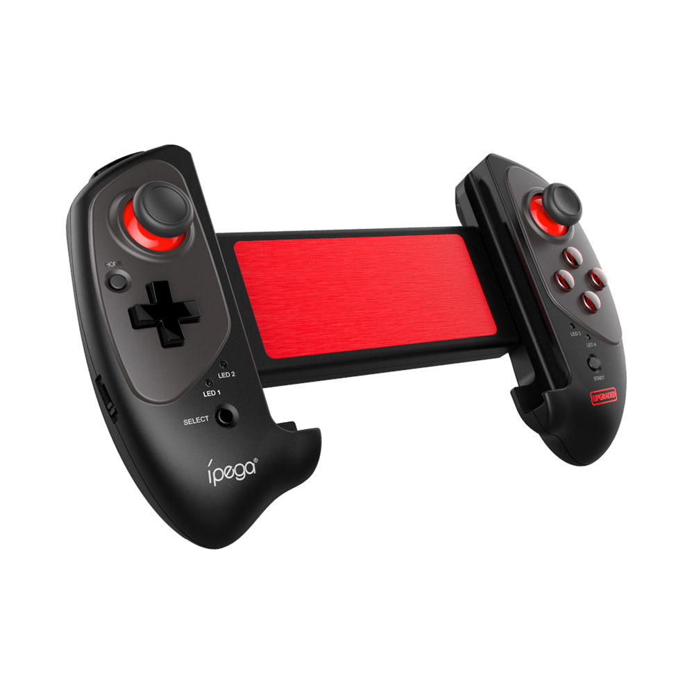 PG9083S murciélago rojo inalámbrico Bluetooth juego de estiramiento Mango para Android IOS conexión directa GamePad