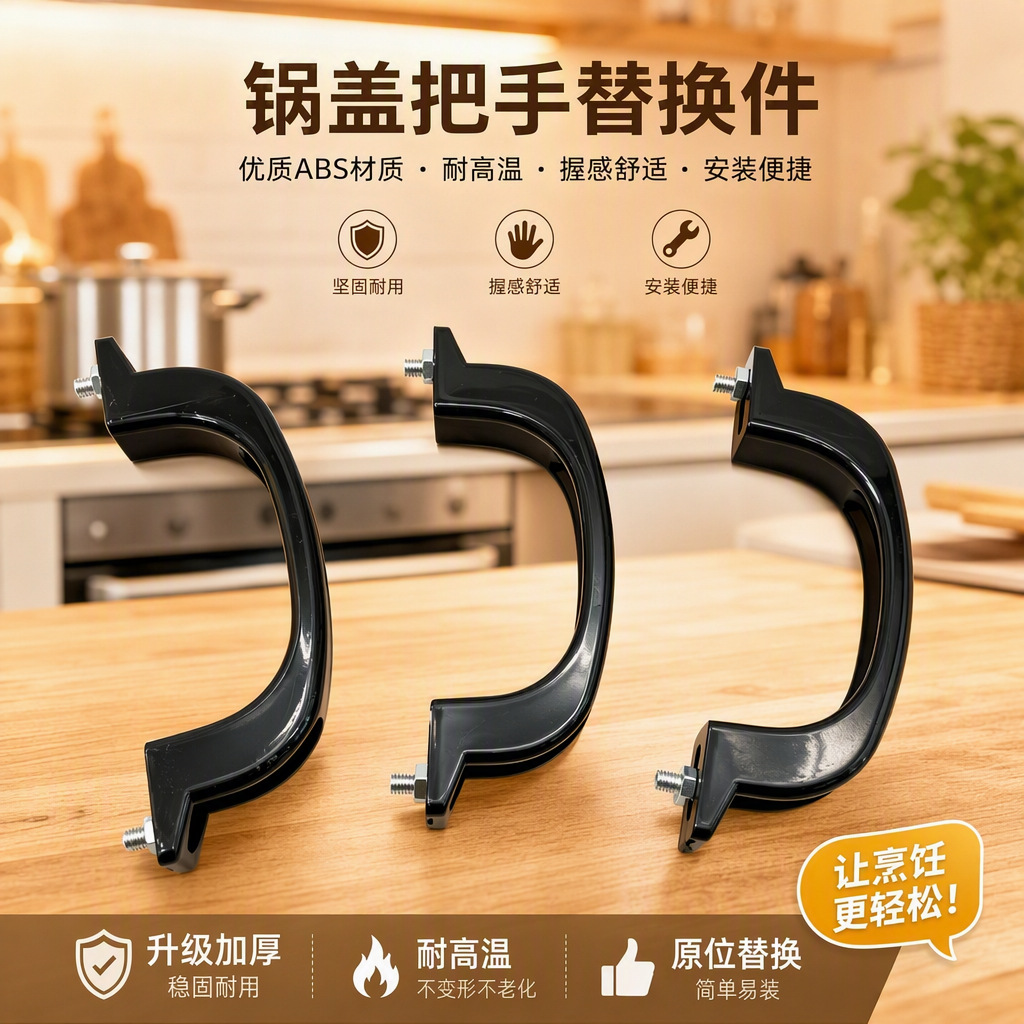 Universal Pot Lid Handle Soup Steamer Anti-scalding Handle Adjustable Large Pot Lid Handle Kitchen Supplies Pot Lid Accessories Thick