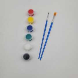 儿童绘画美术工具油画画笔工具笔刷丙烯颜料色盘夜市涂鸦小工具