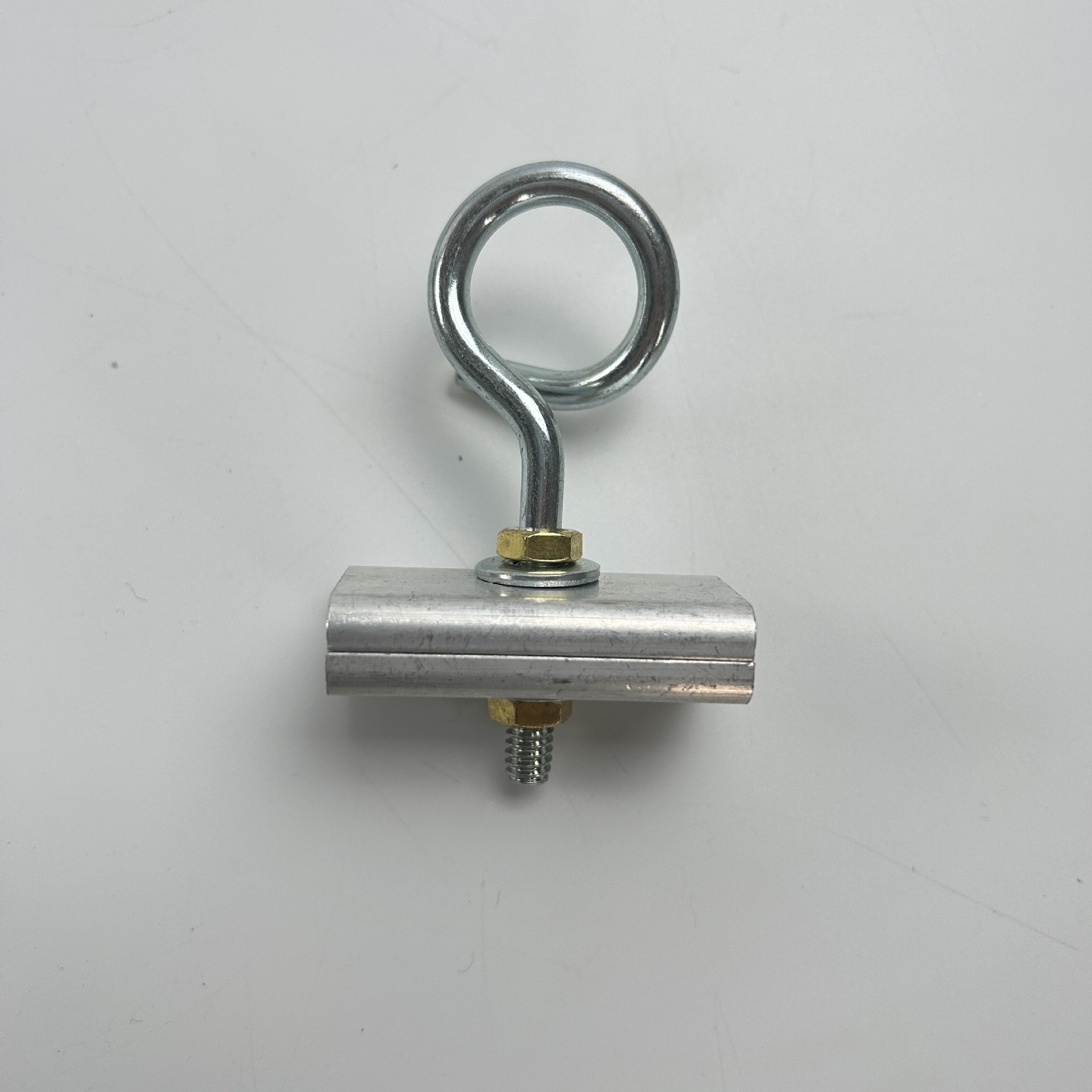 C型钢绞线甲板拉钩Q型夹头FTTH室外架空线路固定件C型甲板拉钩