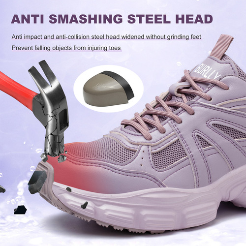 Work safety shoes for men, anti-punching and anti-piercing, work shoes, breathable and lightweight, summer European and American size
