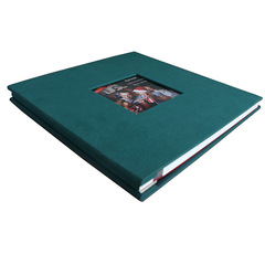 Cross-border Linen Fabric Photo Album 16-inch 18-inch Self-adhesive 20-page 30-page Wholesale Cover Colors Available in Multiple Choices