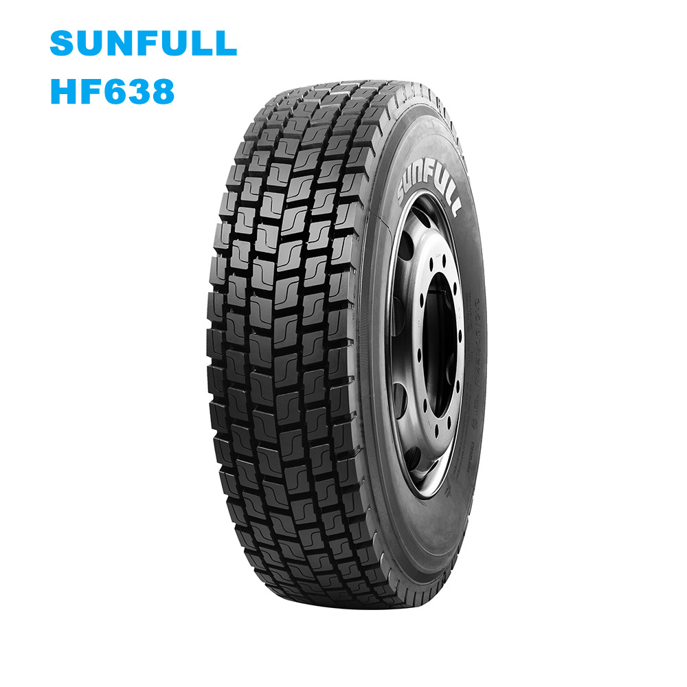 SUNFULL 11R22.5 HF702 HF638 neumático de vacío radial de acero completo image 3