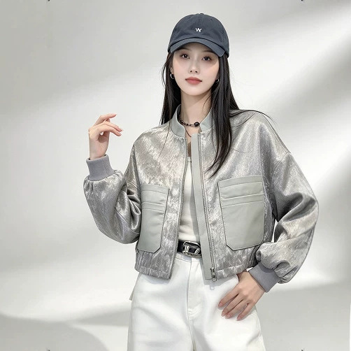 早秋短款美式运动棒球服外套女2026年新款超好看时尚运动气质夹克