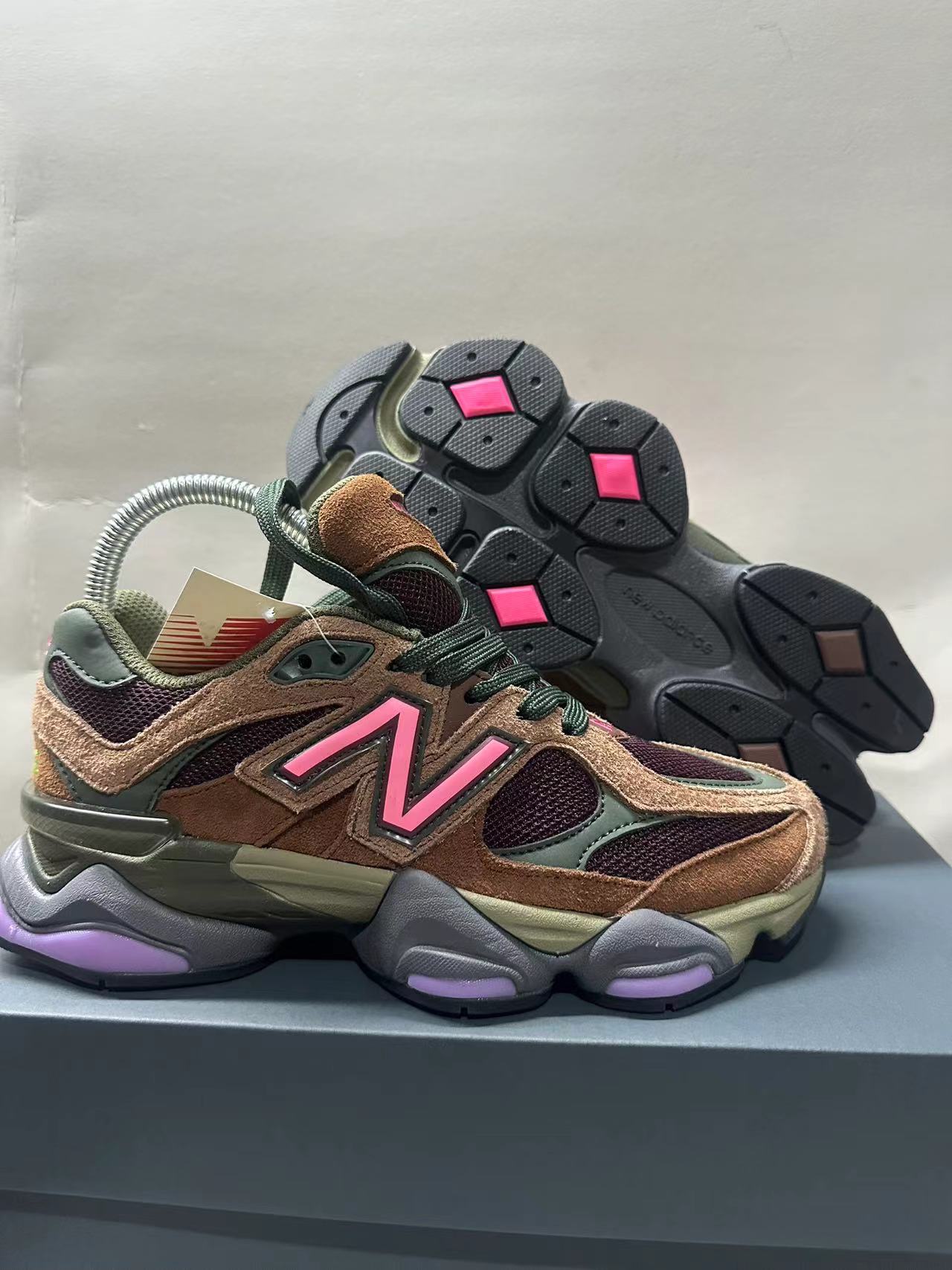 Zapatos Pitian puro comercio exterior original NB9060 tendencia de zapatos de papá retro altura pareja estudiantes hombres y mujeres zapatos deportivos para correr