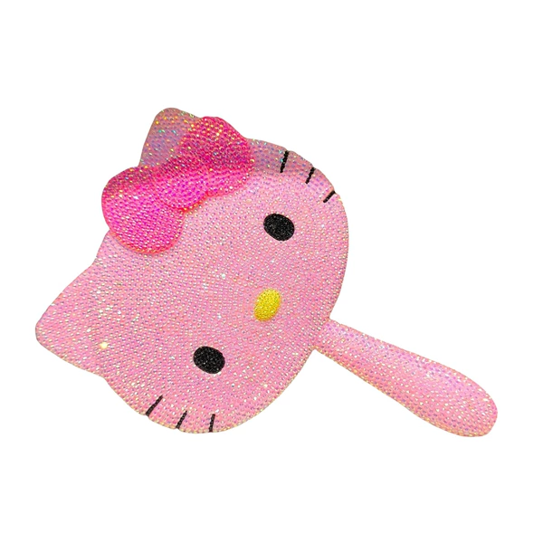 Big fuchsia handle, mirror, materials set