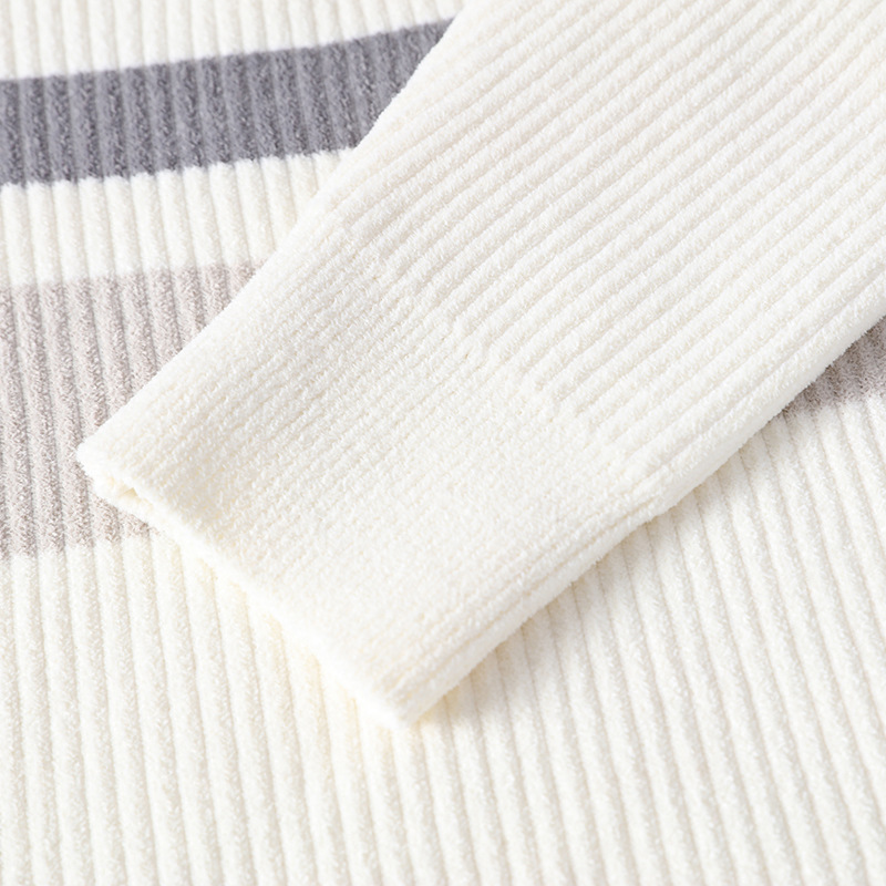 Transfronterizo del sudeste asiático Amazon comercio exterior nuevo producto otoño / invierno 2025 medio cremallera jersey de punto casual para hombre