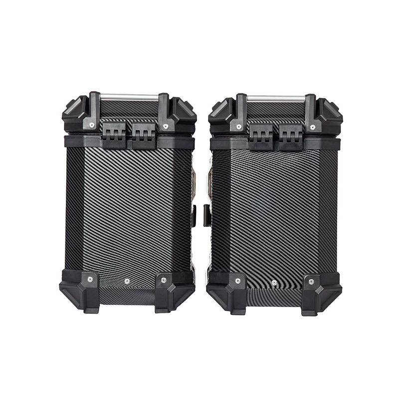 38L Water Transfer Printing Side Box Motorcycle Large Capacity Luggage Box Waterproof Side Hanging Box Motorcycle Accessories Side Tail Box