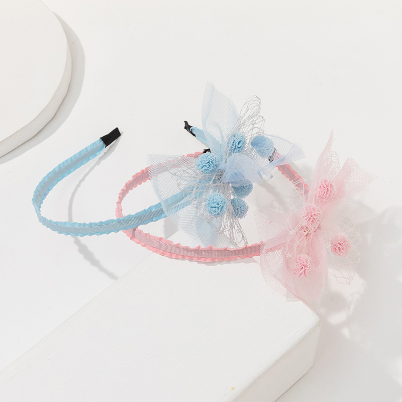 Kid's Simple Style Bow Knot Gauze Hair Band display picture 4