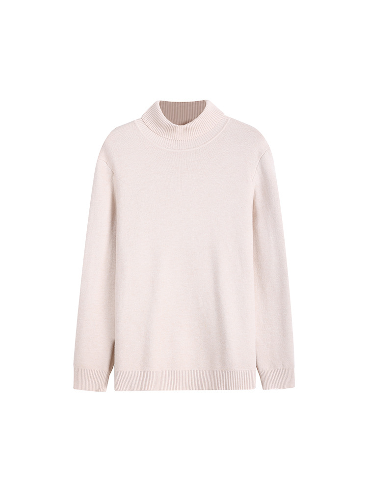 Uniqlo hombre cuello alto más vello suéter de espesor hombre calentamiento camiseta de punto con camisa superior para hombre delgado