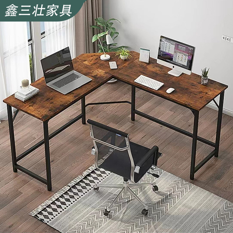 Wholesale Simple Home Writing Desk L-shaped Computer Desk Bedroom Corner Creative Study Desk Office Desk Corner Desk