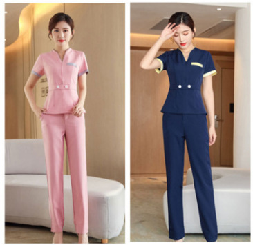 桑拿技师工作服女dj公主服空姐服酒店职业装足浴足疗spa性感套装|ms