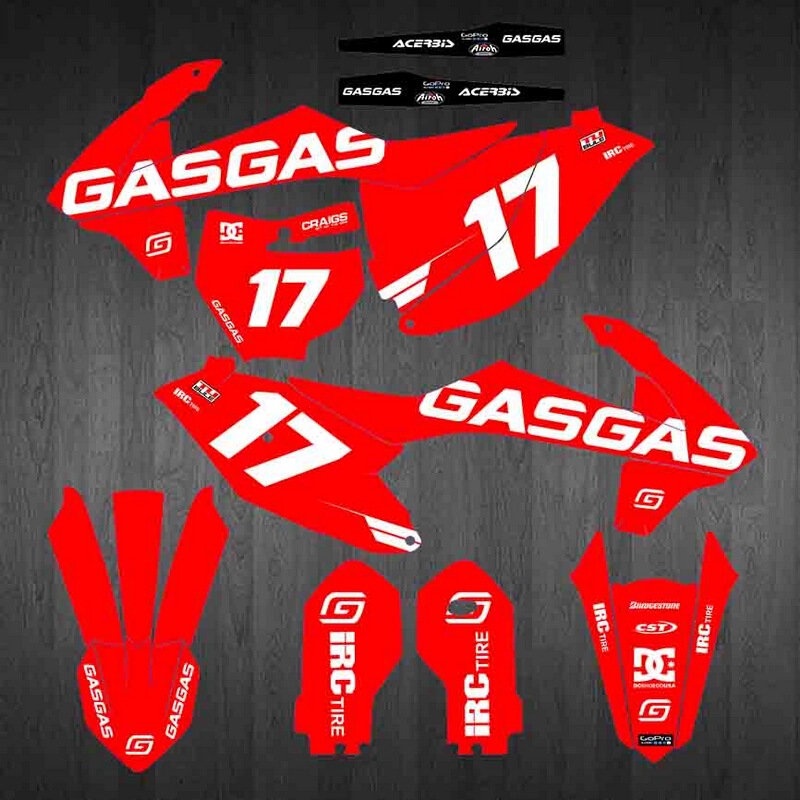 オフロードオートバイステッカー GASGAS 2021 MC85 装飾ステッカー車のステッカーデカール RK に適しています|undefined