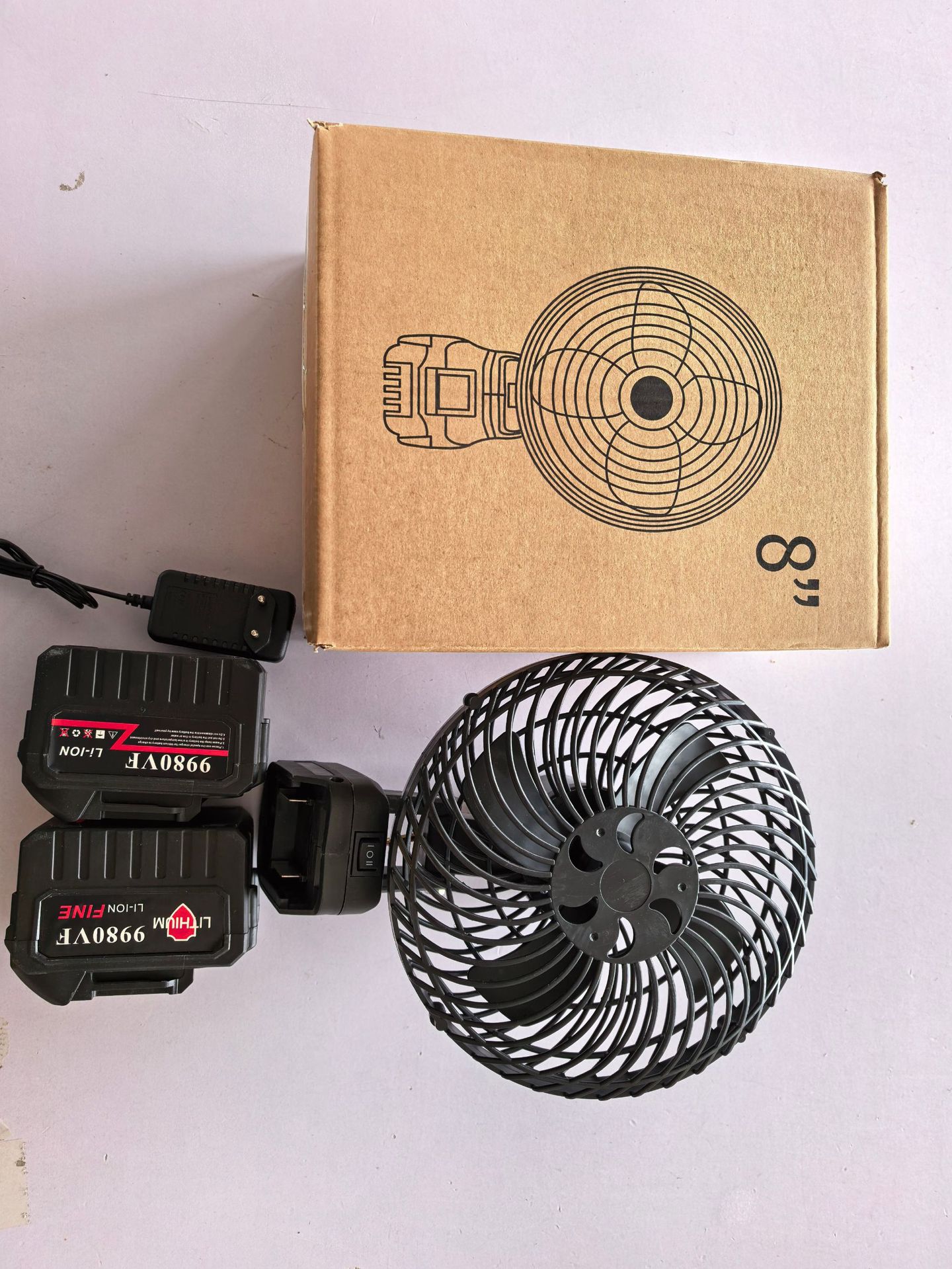 Ventilador de Escritorio Inalámbrico Recargable, para Camping y Exteriores image 24