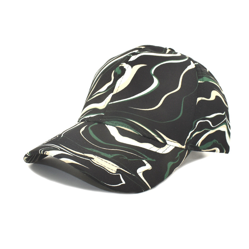 Unisex Fashion Swirl Pattern Printing Curved Eaves Baseball Cap display picture 5