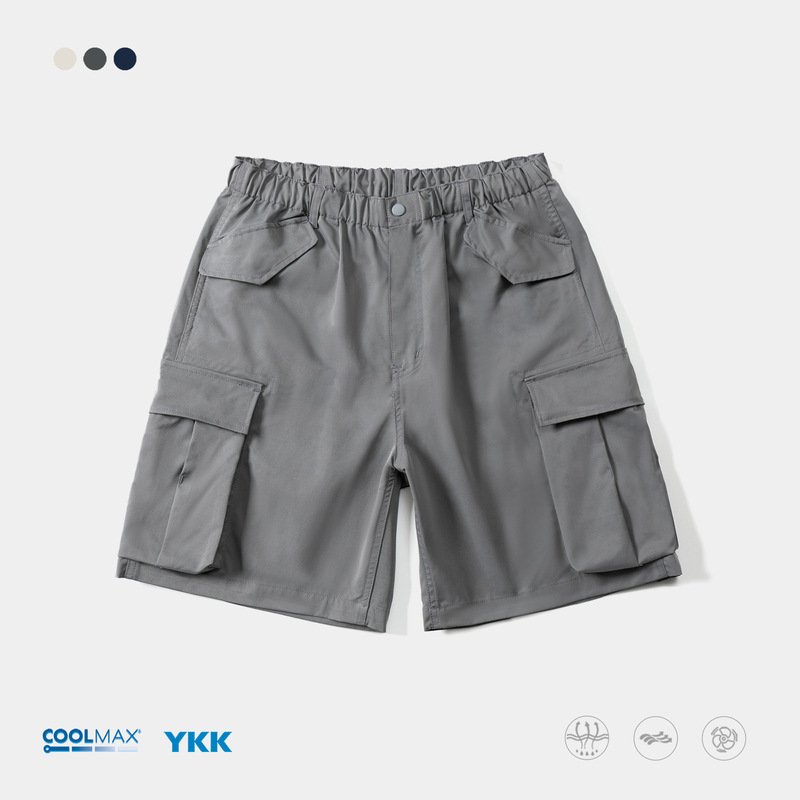 Trs Japanese Trend Workwear | 26Ss Coolmax Moisture-Wicking Comfortable Loose Multi-Pocket Shorts for Men and Women Trs Japanese Trend Workwear | 26Ss Coolmax Moisture-Wicking Comfortable Loose Multi-Pocket Shorts for Men and Women