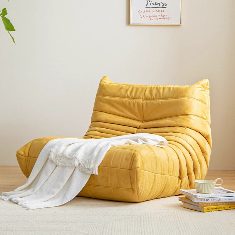 Nordic Plush Cocoon Lazy Sofa Balcony Living Room Sofa Chair Modern Influencer Multi-functional Leisure Single Sofa Chair