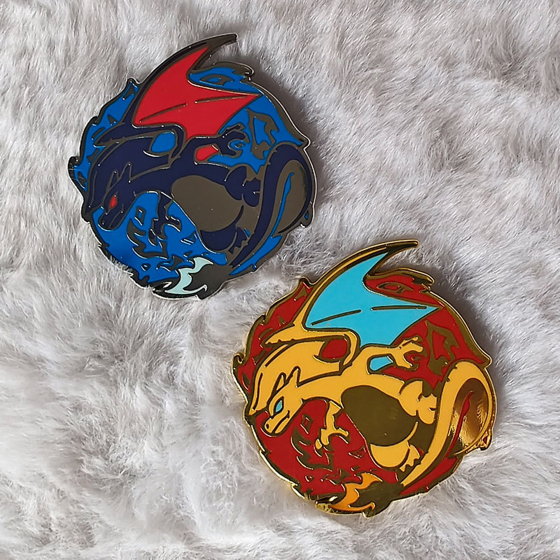 Pokémon Brooch, Pet Elf, Alien World Monster Elf, Metal Backpack Enamel Pin Decorative Badge