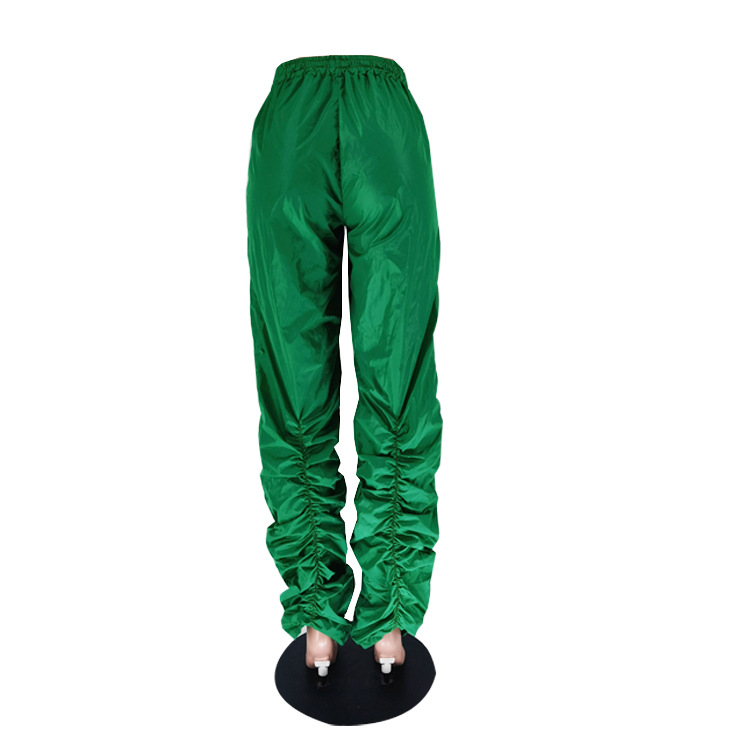 210g Weight Full Length Pants Length Spandex, Polyester Fabric Type Mid Waist Waist Line Cargo Pants Pants Type Micro-Elastic Elasticity Street Occasion Comfort Function Loose Version Solid Color Pattern Spring, Autumn Season Women's Gender Pocket Design Casual Style Women's Street Casual Solid Color Full Length Pocket Cargo Pants 11