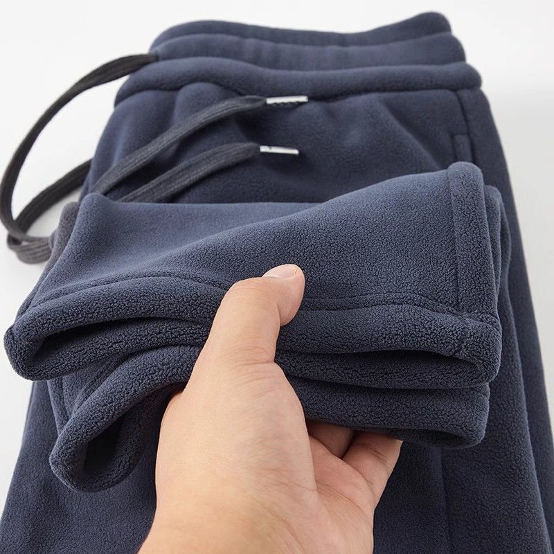 Warm and Cozy Fleece! Thickened and Warm! Versatile Dark Gray 440g Heavyweight Straight-Leg Casual Sweatpants for Men and Women in Winter Warm and Cozy Fleece! Thickened and Warm! Versatile Dark Gray 440g Heavyweight Straight-Leg Casual Sweatpants for Men and Women in Winter