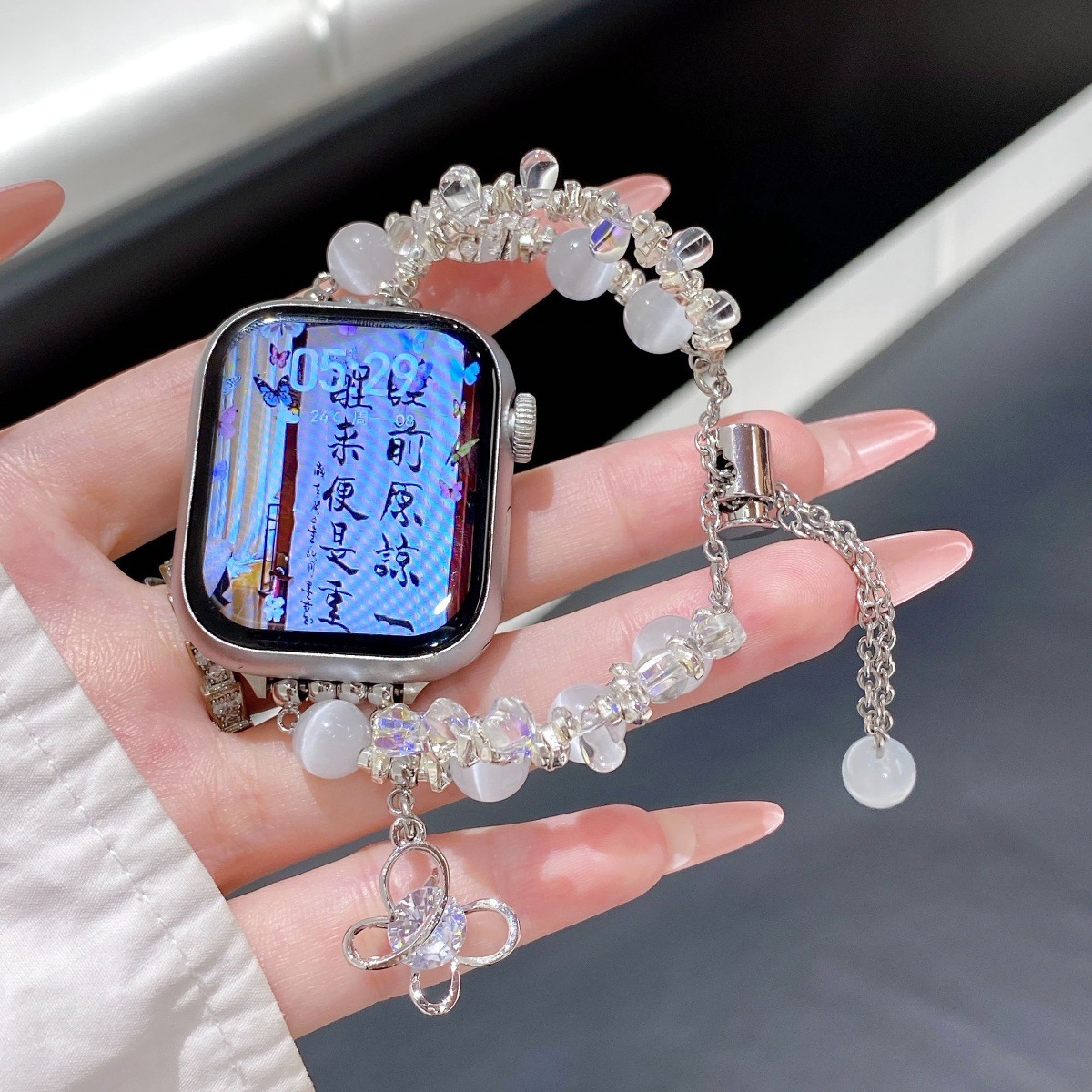 Original Personalized Chain Suitable for Apple S10 Watch Strap 9Th Generation Iwatch8 Watch Se Women's Model Xiaomi 9Pro