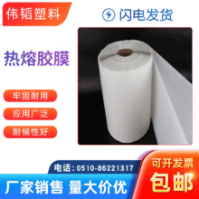 热熔胶膜网鞋凉鞋网面定型胶膜聚酯网皮革超纤皮粘结胶膜厂家批发