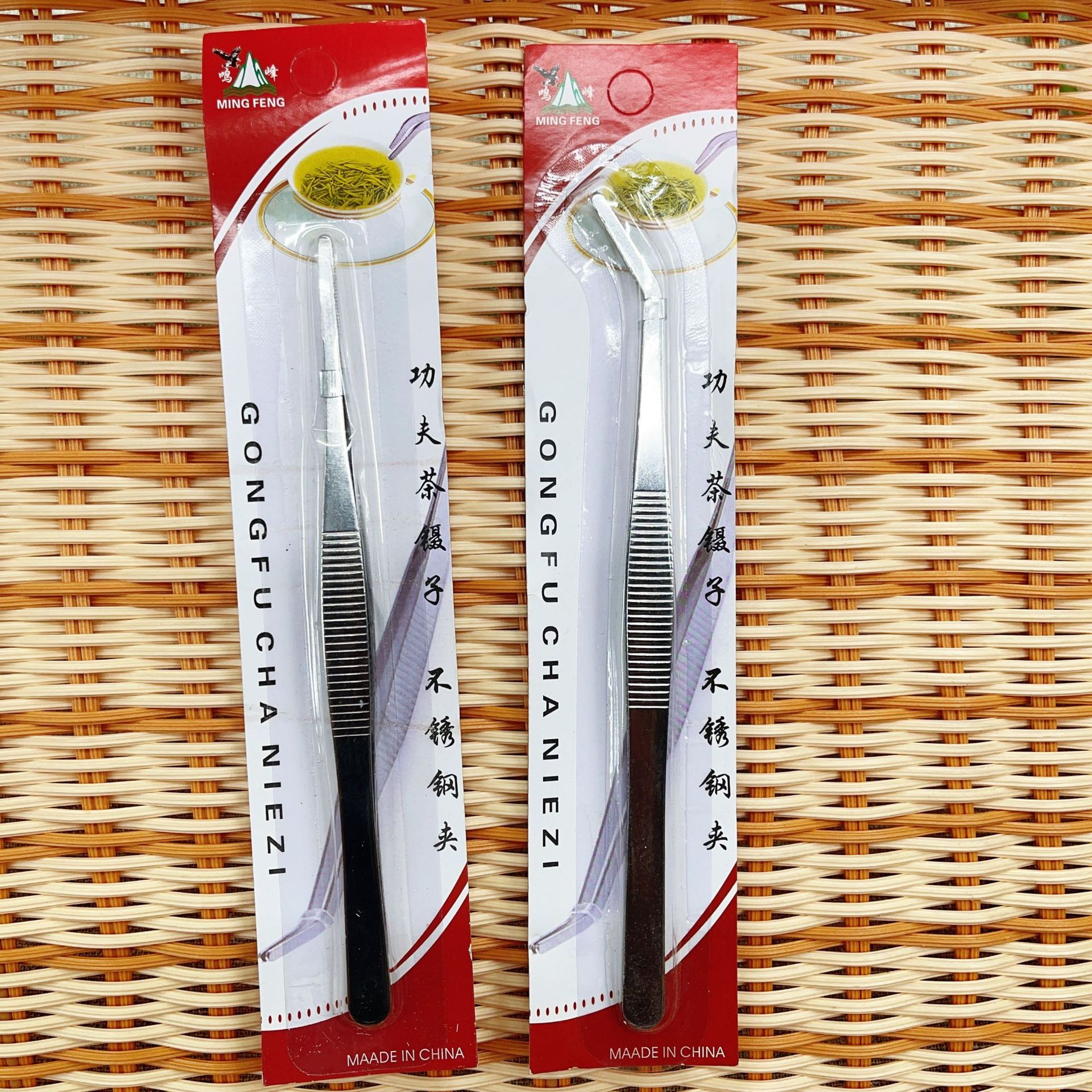 多功能不锈钢镊子  大号镊子夹东西喂食镊子 两元店百货批发货源3