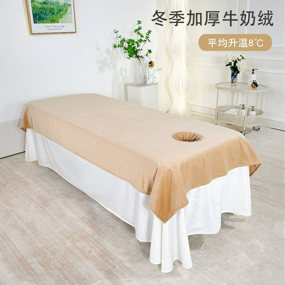 Elite cosmetic sheet, massager, bedspread, for beauty salons, light luxury style, simple and elegant design