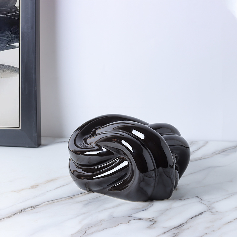 Knot Ceramic Tissue Box - Home Decor