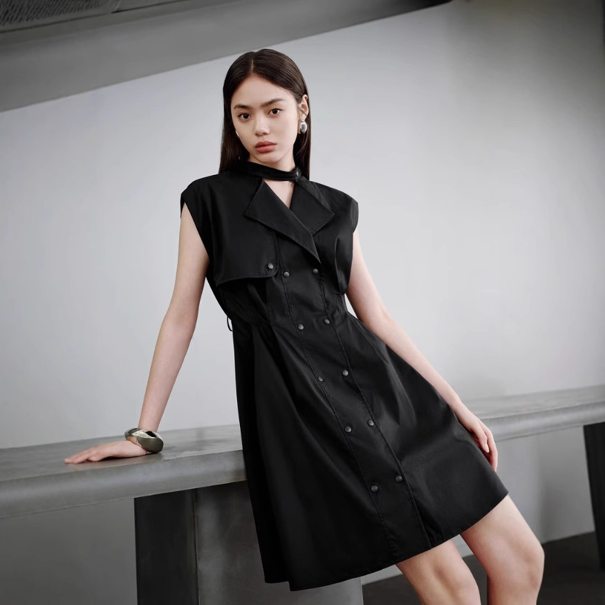 Summer fashionable elegant dress sleevless