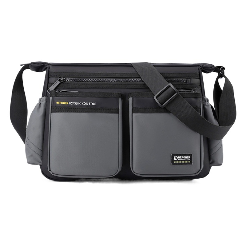 Bolsa de mensajero transfronteriza para hombres nuevos deportes al aire libre bolsa de hombro bolsa de viaje de gran capacidad bolsa de mensajero para hombres de tela Oxford