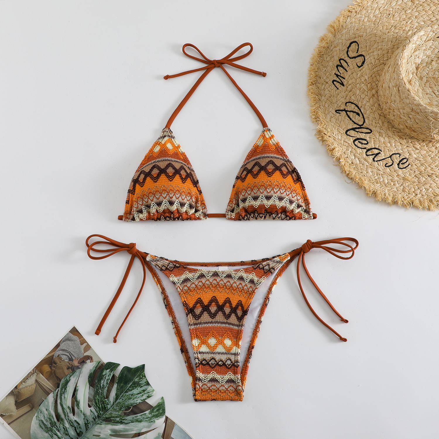 knitted sexy beach swimwear