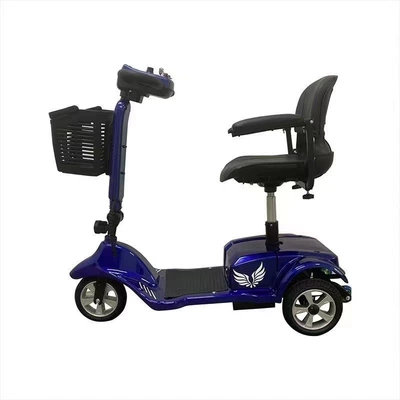 Qatlanan elektrik velosipedlər speed elderly electric battery - blue-12