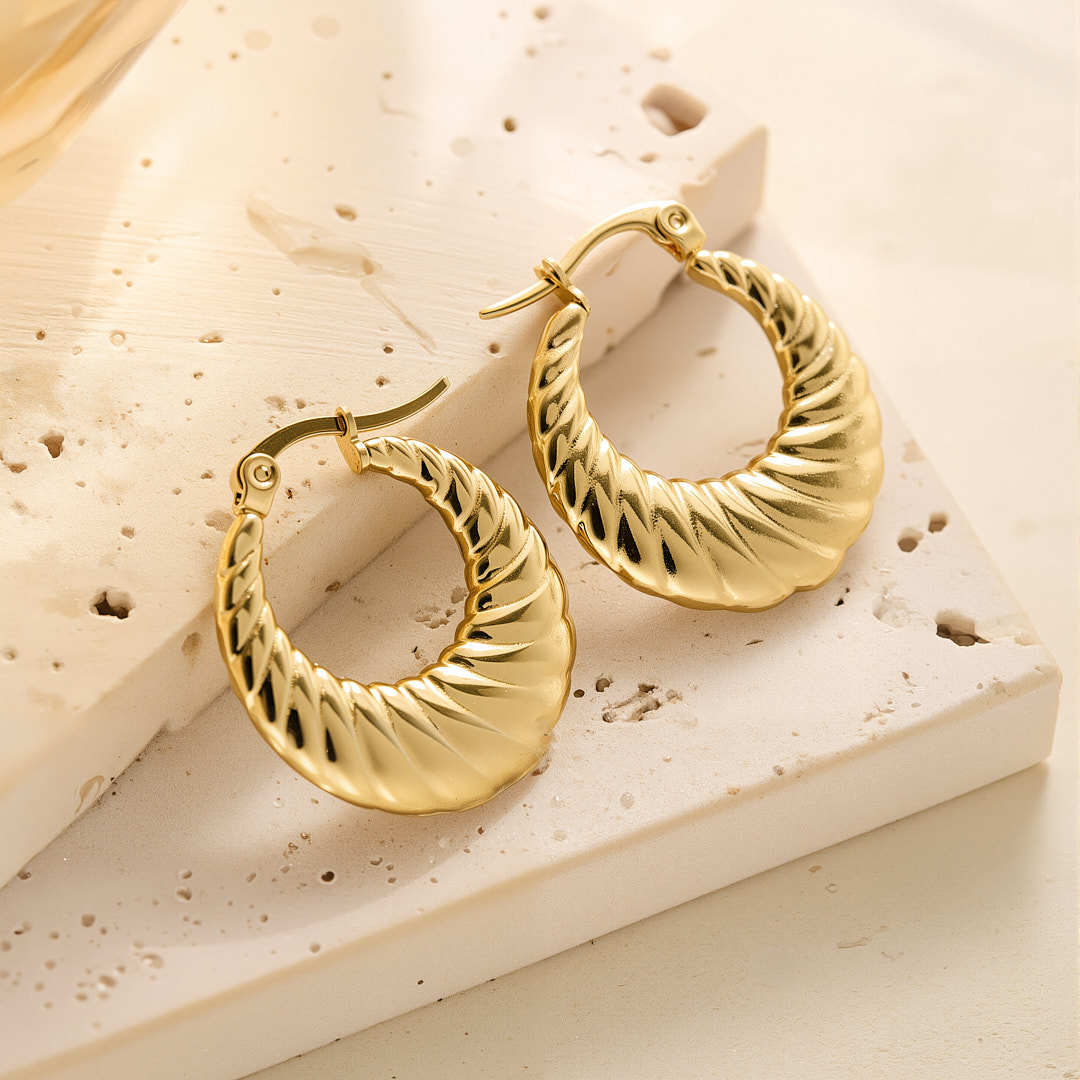 Eh011 earrings gold