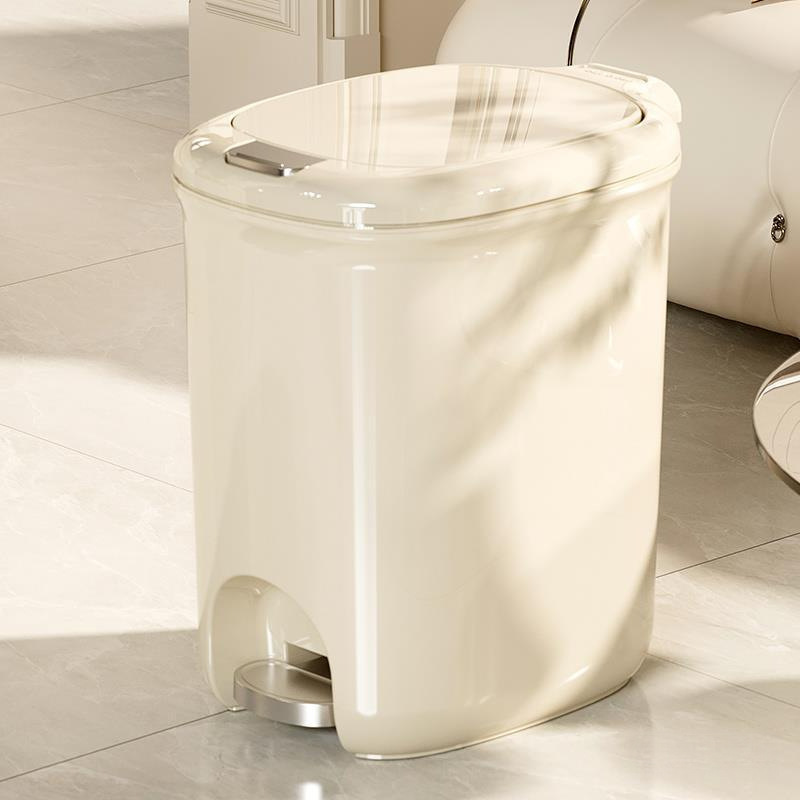 New Model Household Trash Can with Lid for Toilet, Bathroom, Kitchen, Living Room, Bedroom, Large Capacity, with Hand Press and Foot Pedal New Model Household Trash Can with Lid for Toilet, Bathroom, Kitchen, Living Room, Bedroom, Large Capacity, with Hand Press and Foot Pedal