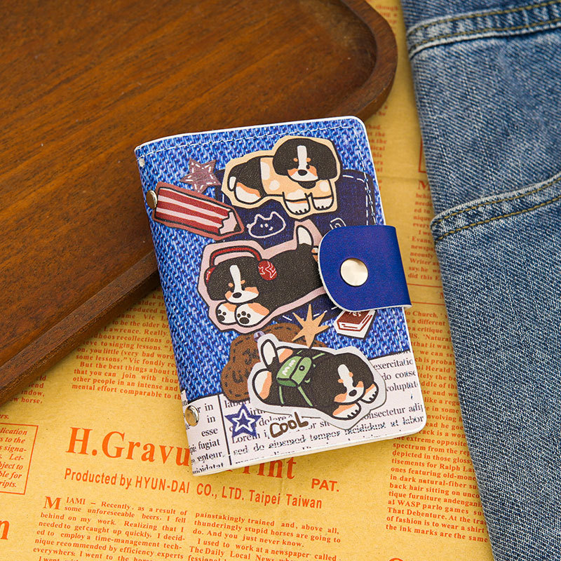 Bolsa de tarjetas para mujeres compacta multi-tarjeta de gran capacidad licencia de conducir licencia de conducir personalidad encantadora bolsa de cambio bolsa al por mayor