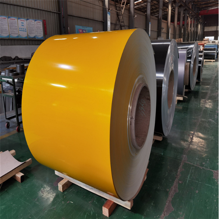 彩钢卷 0.4 .05 .06 .07厚颜色海蓝白灰黄色现货库存彩钢卷