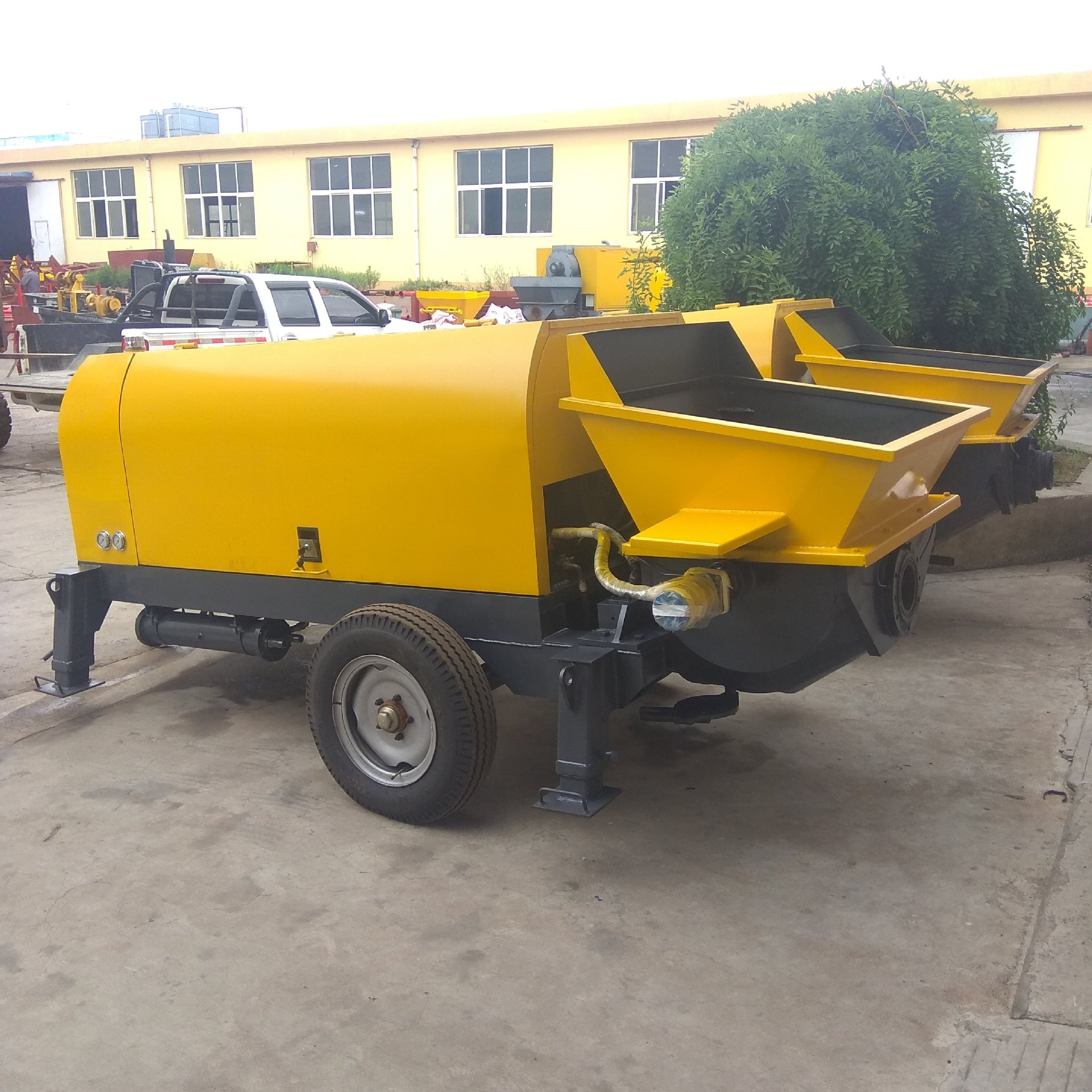 拖式混凝土输送泵 HBT电动拖式混凝土泵 柴油拖泵 小型混凝土拖泵