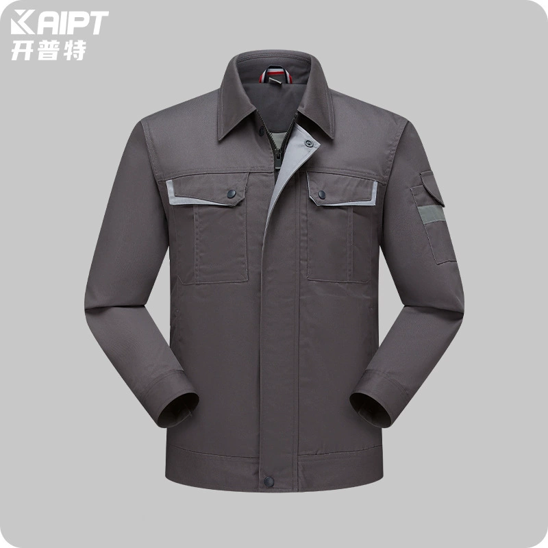 Трансграничный весенний и осенний комбинезон CVC мужская сетка подкладка износостойкая 4s магазин механика завод по ремонту рабочей одежды куртка на заказ