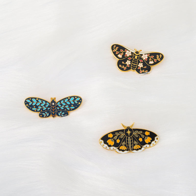 Mode Tier Schmetterling Legierung Einbrennlack Unisex Broschen display picture 1