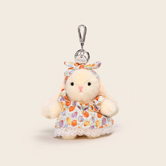 本物の IP ウェンディウサギ牧歌的なスタイルのロングスカートぬいぐるみペンダントかわいいキーホルダー人形人形クレーンギフト