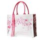 Flower Fashion Canvas Bag Accompanying Gift Large Capacity Canvas Bag Customized Women's Portable Tote Bag Shopping Environmental Bag