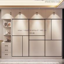 菲特博新款全实木衣柜家用卧室简约现代组合储物收纳衣橱小户型轻